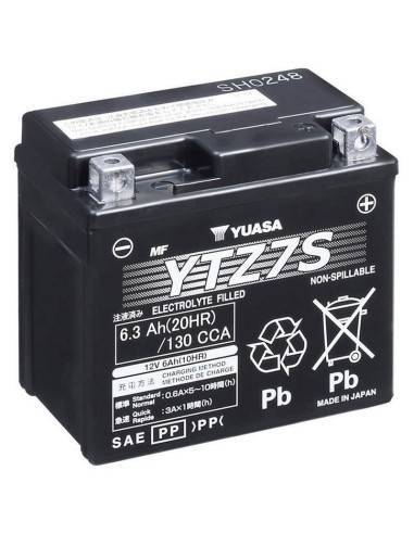 Bateria Yuasa YTZ7S Wet Charged (con acido)