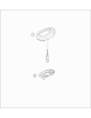 Bracket Charge Lever Indicator (KTM/HVA/GG)