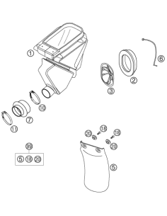 Splash Protector KIT 85/65 (KTM/HVA/GG) St:50