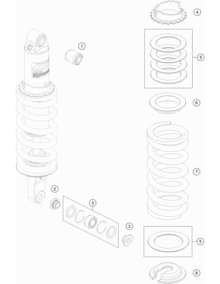 Distance Bush 10x15/18/24,5x10,5 (KTM/HVA/GG)