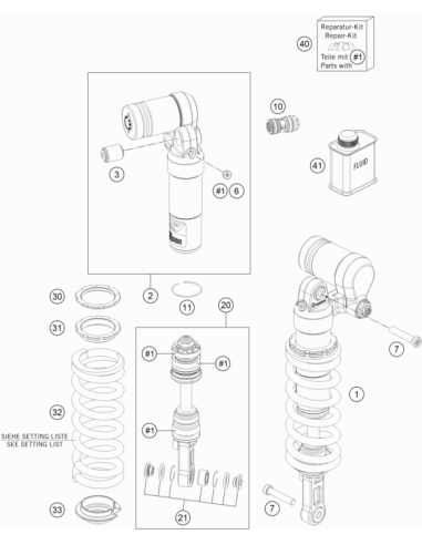 Monosh. Lower Part Cpl. Enduro (WP)