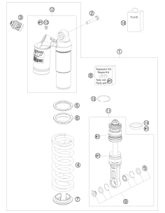 Adjustment NUT Shock M54x1,5 (WP) 2