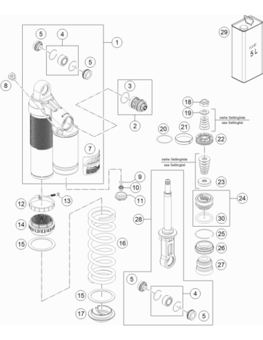 Parte Inferior DE Amortiguador (WP)