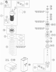 Bottom Part M18x1 H54,5 Cpl. (KTM/HVA/GG)