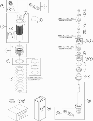 Bottom Part M18x1 H54,5 Cpl. (KTM/HVA/GG)