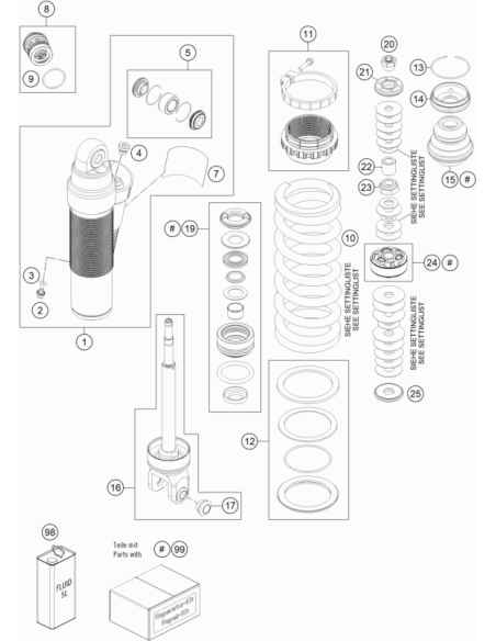 Piston 12x46x20 Cpl. (KTM/HVA/GG)
