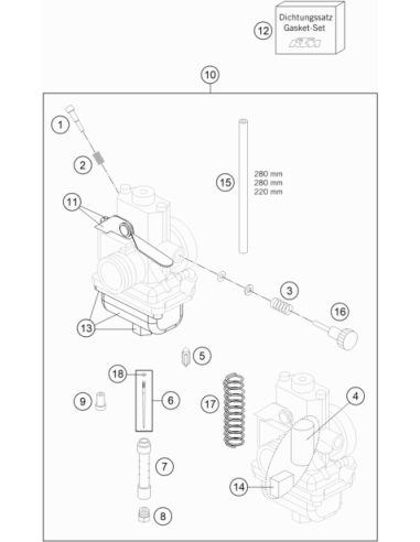 JET Needle "5n17 (KTM/HVA/GG)