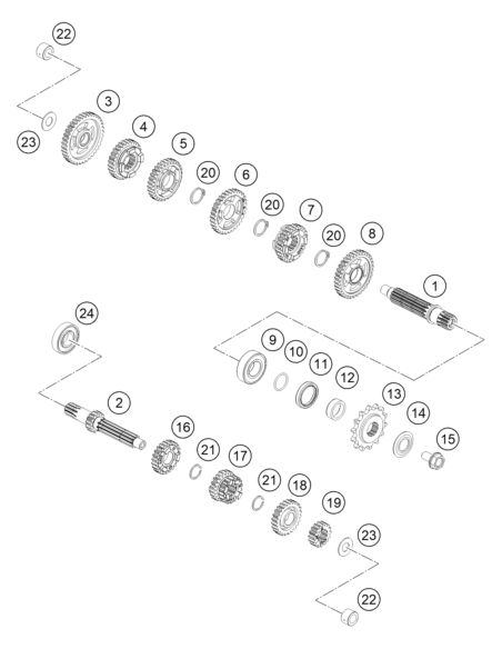 Disancespacer F. Sprocket (KTM/HVA/GG)