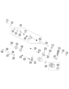 Shift Roller Cpl. (KTM/HVA/GG)