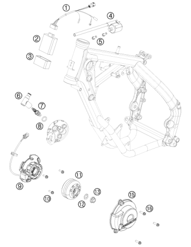Pipa de Bujia Original KTM/Husqvarna/GasGas -...