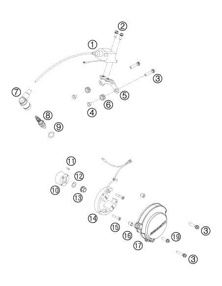 Pipa de Bujia Original KTM/Husqvarna/GasGas - Sustituida por 46239190000