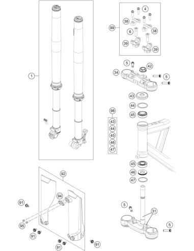 Fork Protection KIT EE  2023 (KTM/HVA/GG)