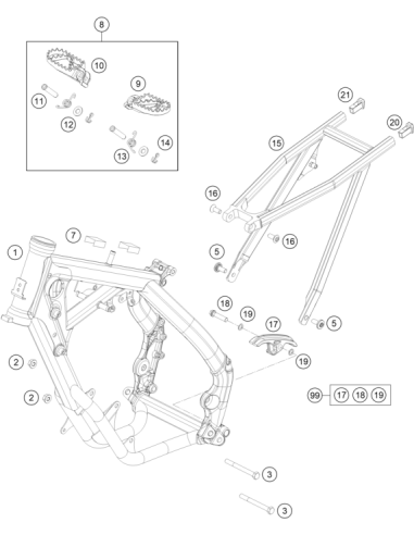 Frame "463v5 (KTM/HVA/GG)