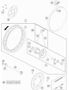 Spacer Bushing L/S (KTM/HVA/GG)