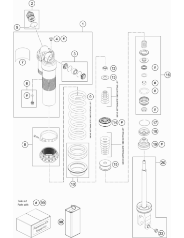 Bush M10x12/15/13x9,5 (KTM/HVA/GG)