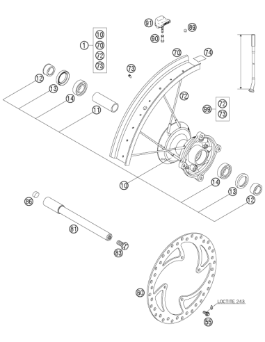 RIM Band 85 SX 19" 2003 (KTM/HVA/GG)