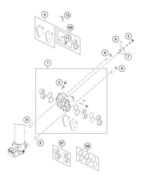 Hollow Screw Brake Cylinder 03 (KTM/HVA/GG)