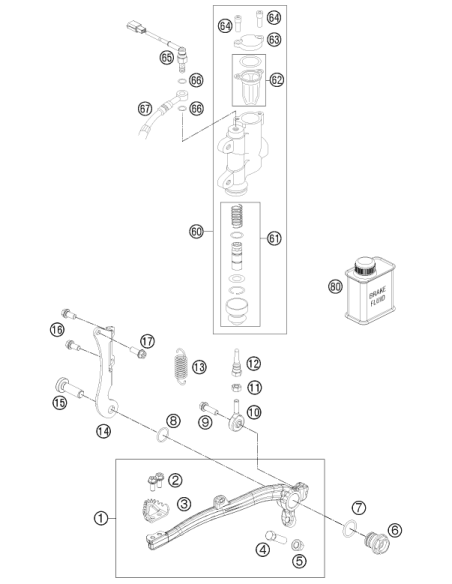 Cylinder Cover Rear 85 SX 03 (KTM/HVA/GG)