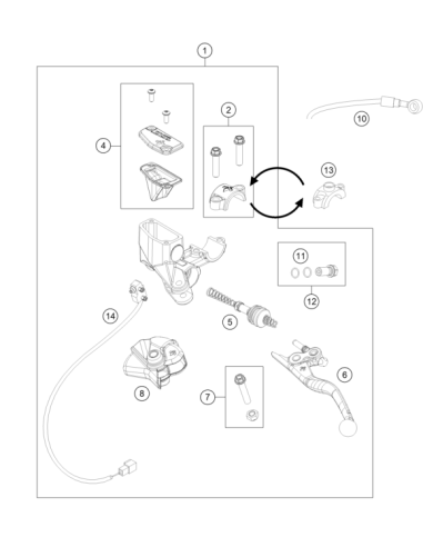 Clamp KIT (KTM/HVA/GG)