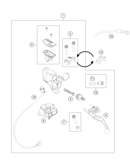 Clamp KIT (KTM/HVA/GG)