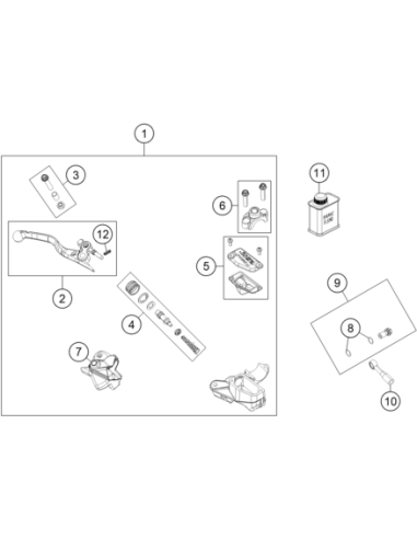 Clamp KIT (KTM/HVA/GG)