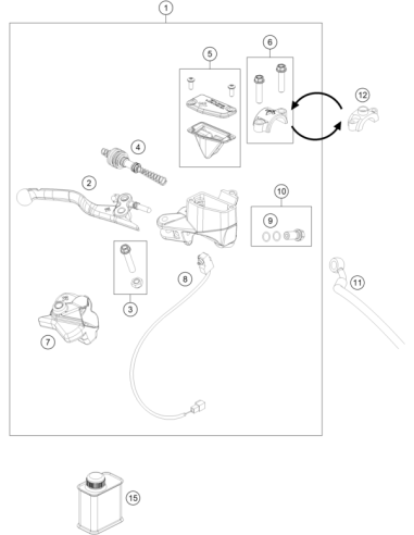 Hose Screws KIT (KTM/HVA/GG)