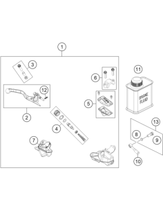 Hose Screws KIT (KTM/HVA/GG) 2