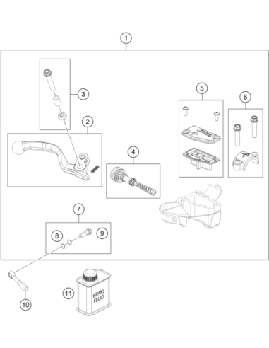 Hose Screws KIT (KTM/HVA/GG)