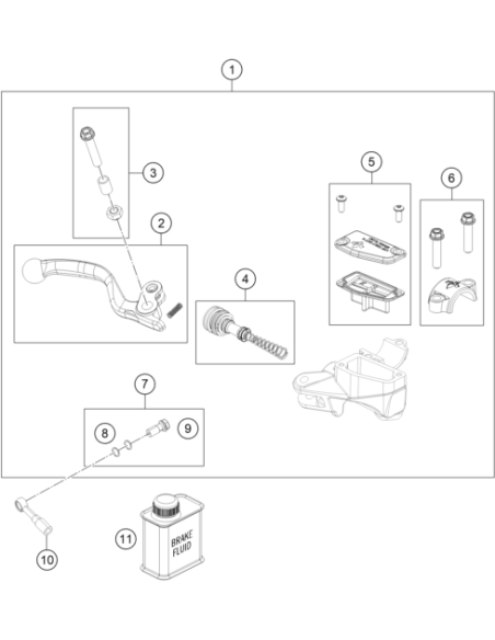 Hose Screws KIT (KTM/HVA/GG)