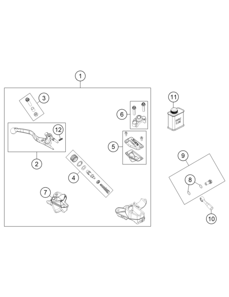 Hose Screws KIT (KTM/HVA/GG)
