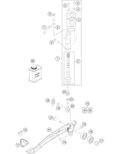 Complete Master Cylinder (KTM/HVA/GG)