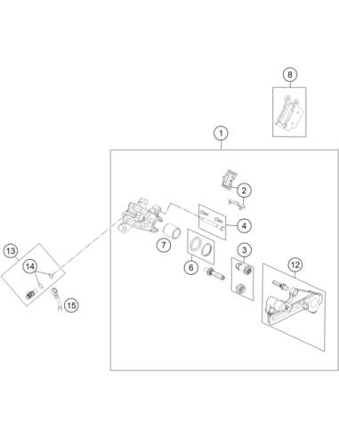 Pads Screw KIT (KTM/HVA/GG)