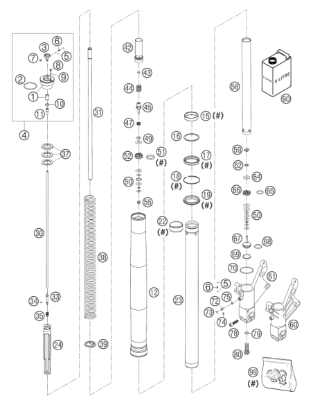 Spring (8,5) L6,5 Valve (KTM/HVA/GG)