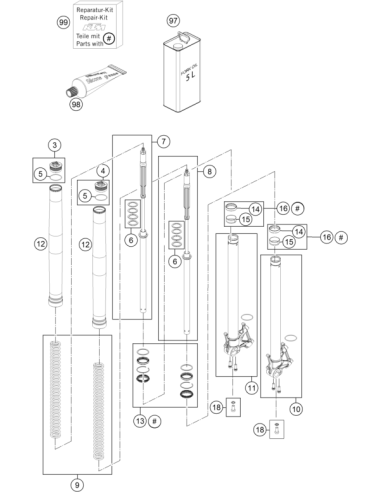 Axle Clamp With Inner Tube (WP)