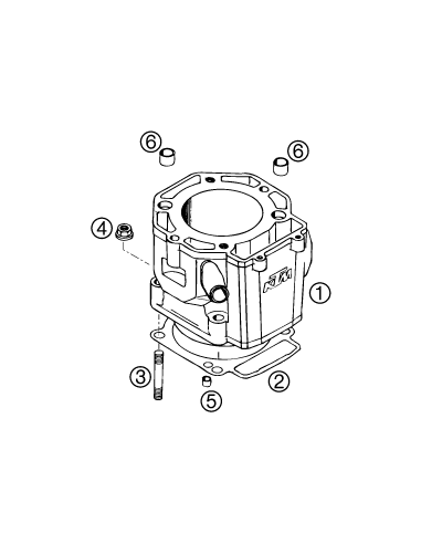 Dowel 9,8 X 7 X 10 (KTM/HVA/GG) St:70