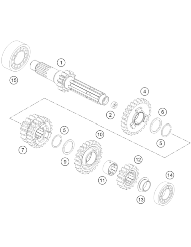 Lock Ring 22x1,2 (KTM/HVA/GG)