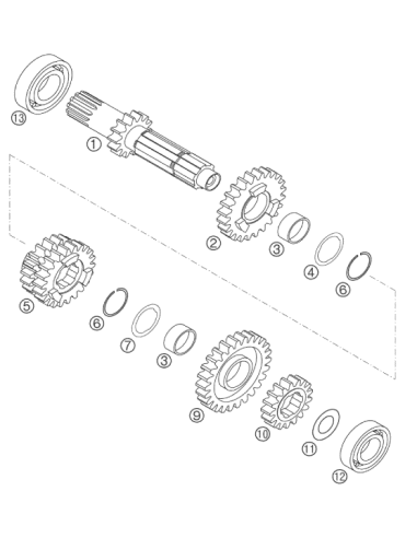 Lock Ring 22x1,2 (KTM/HVA/GG)