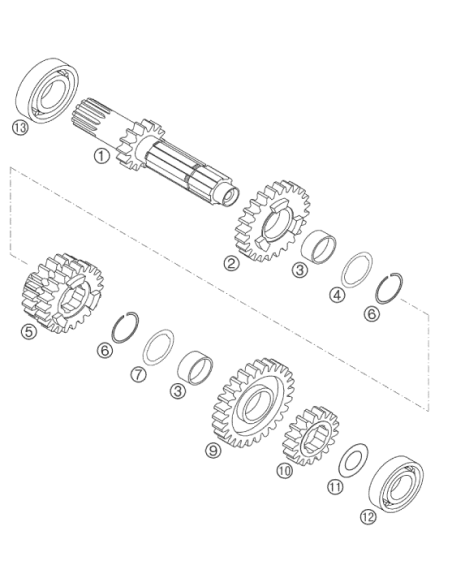 Lock Ring 22x1,2 (KTM/HVA/GG)