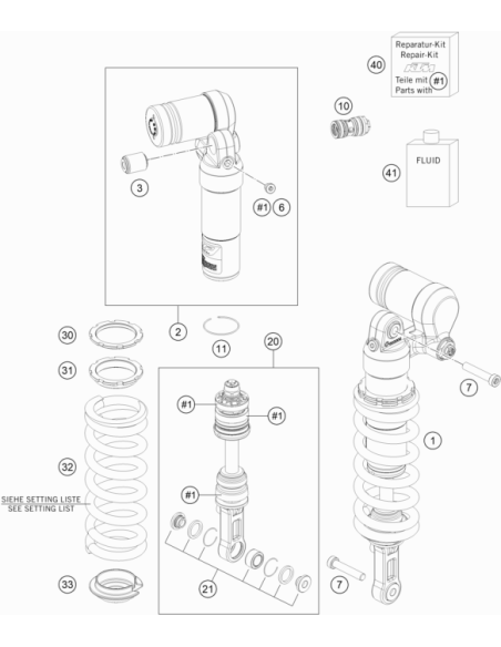 Shock Absorber Fluid 5 LT (KTM/HVA/GG)