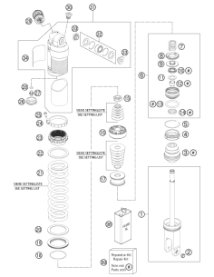 Monoshock Bottom Part Cpl. (WP)