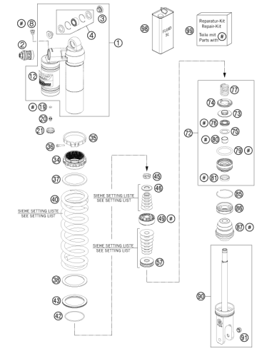 Monoshock Bottom Part Cpl. (WP)