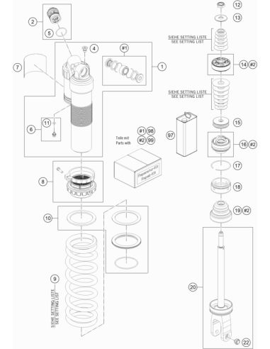 Basevalve Cpl. (KTM/HVA/GG)