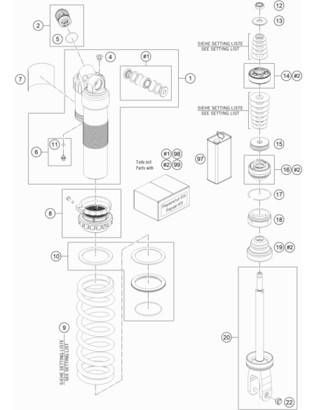 Basevalve Cpl. (KTM/HVA/GG)
