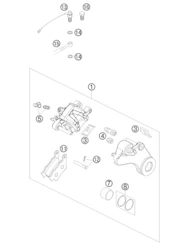 Hollow Screw M10x1x19 (KTM/HVA/GG)