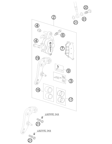 Hollow Screw M10x1x19 (KTM/HVA/GG)