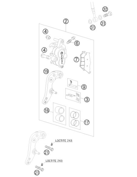 Hollow Screw M10x1x19 (KTM/HVA/GG)