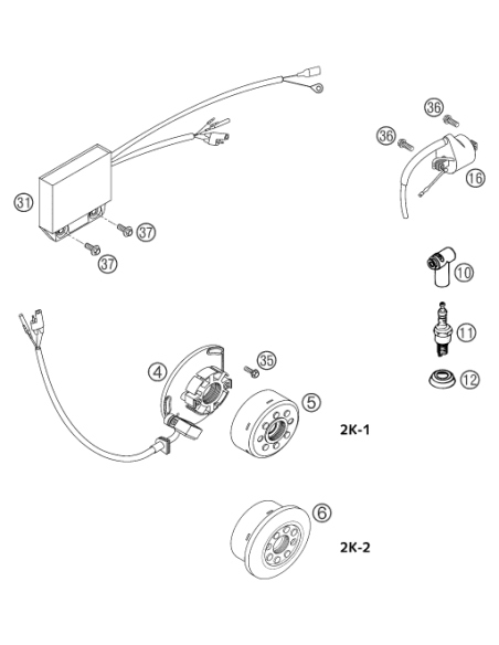 Sealing CUP FOR Spark Plug (KTM/HVA/GG)