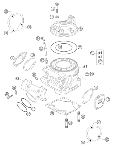 Angle Piece '97 (KTM/HVA/GG)