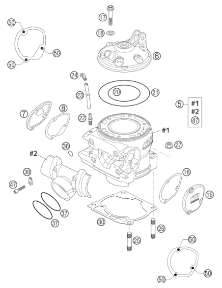 Angle Piece '97 (KTM/HVA/GG)