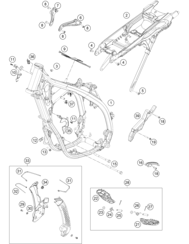 Angle Piece '97 (KTM/HVA/GG)